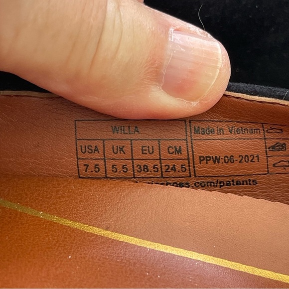 Vionic Willa Black Suede Leather Loafers Womens Size 7.5 - Picture 7 of 8